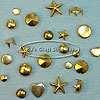 Decorative Studs for Clothing - Fabric Studs - Decorative Nailheads - GOLD - Metal Studs for Clothing - Leather Jacket Studs - Decorative Studs for Leather