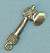 Pewter Colored Jewelry Charm - Tomahawk