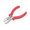 Flat Nose Pliers with Rubber Jaw - Jewelry Making Tools - Mini Chain Nose Pliers