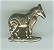 Zebra Shaped Pronged Metal Nailheads - Silver -  - Animal Shaped Nailheads
