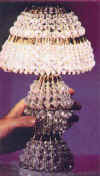 10 inch Crystal Beaded Safety Pin Lamp Kit