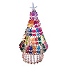 Beaded Safety Pin Christmas Tree Kit - Custom Colors - Beaded Christmas Tree Kit - Beaded Christmas Tree - 