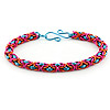 Chainmaille Jewelry - Byzantine Bracelet Kit - 3 COLOR - BAHAMA MAMA - Jewelry Kit - Jump Ring Jewelry
