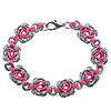 Chainmaille Jewelry - Raspberry Swirls Jumpring Bracelet Kit - Jewelry Kit - Jump Ring Jewelry