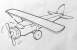 Wooden Spirit of St Louis Airplain Kit - Wooden Craft Kits - Kids Craft Kits