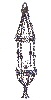 Beaded Cage with Bird - WHITE OP -  - Angel Kits
