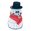 Beaded Snowman Kit - Craft Kit - Christmas Craft Kit -