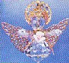 Birthstone Angel Kit - APRIL / DIAMOND -  - Angel Crafts - Angel Pin Kits