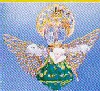 Birthstone Angel Kit - AUGUST / PERIDOT -  - Angel Crafts - Angel Pin Kits