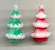 Flocked Christmas Tree - GREEN - - Christmas Decorations
