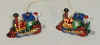 Metallic Trains Christmas Ornaments