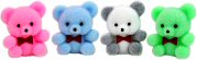 Colorful Flocked Miniature Bears