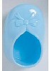 Plastic Baby Bootie - Blue
