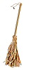 Mini Natural Bamboo Grass Broom -  - Round Broom - Mini Broom - Craft Brooms