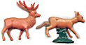 Miniature Deer - Mini Deer - Miniature Deer Figures - Plastic Deer