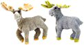 Miniature Flocked Animals - Miniature Flocked Moose