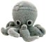 Flocked Octopus - Miniature Octopus - Flocked Miniature Octopus - Mini Octopus - Toy Octopus