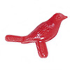 Plastic Pegged Birds - Tiny Birds - Red - Miniature Birds - Artificial Birds - Tiny Plastic Birds - 