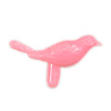 Plastic Pegged Birds - Tiny Birds - Pink - Miniature Birds - Artificial Birds - Tiny Plastic Birds - 