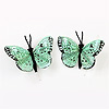 Butterfly for Crafts - Feather Butterflies - Spring Green - Decorative Butterflies - Artificial Butterflies - Butterflies for Crafts - Fake Butterfiles - 