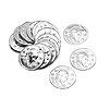 Aluminum Coin Charms - Silver - Costume Coins - Craft Coins - 