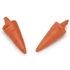 Mini Carrots - Snowman Nose - Orange - Plastic Carrots - Artificial Carrots - 