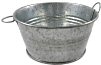Mini Galvanized Wash Tub -  - Metal Rusty Tin Wash Tub - Mini Galvanized Tub - Miniautre Galvanized Wash Tub - Mini Metal & Rusty Tin