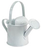 Mini Watering Can - WHITE - Metal Galvanized - Rusty Tin Watering Can - Garden Miniatures