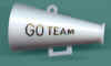 Mini Megaphones - White - Mini Megaphones - Sports Decorations - Miniature Cheerleader Megaphones - Sports Decorations