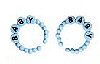 Plastic BabyBracelets - Blue - Miniature Baby Bracelets - Baby Shower Decorations - Baby Shower Decorations