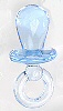 Mini Pacifier - Transparent Blue - Miniature Baby Pacifiers -