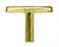 T-Bar Key for Music Boxes - Gold Colored - Winding Music Box Key - T bar Key - Winder Music Box Key