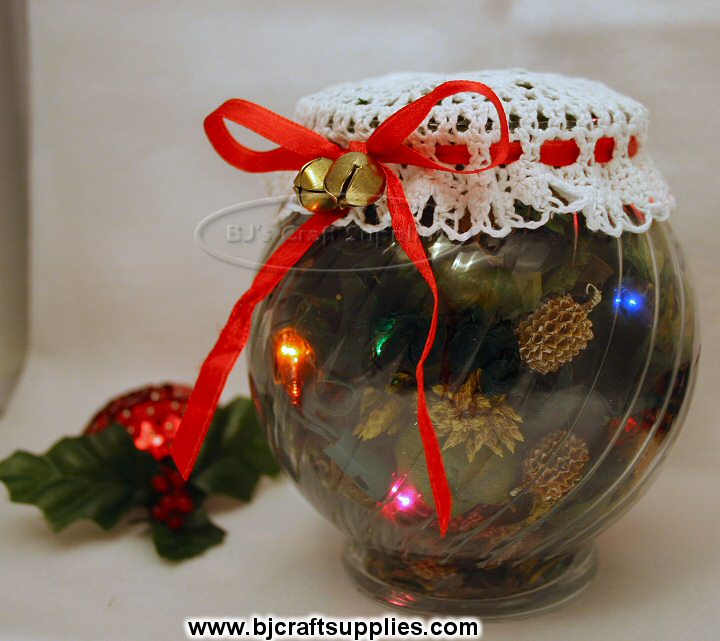 Free Christmas Project Pattern Festive Potpourri Display