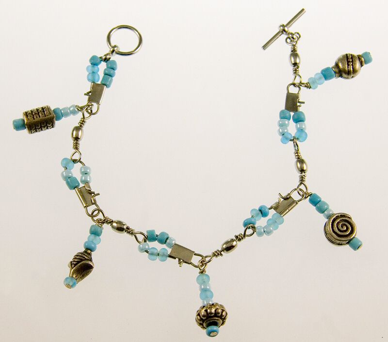 Original Bracelet using Snap Swivels and EBeads