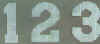 Plastic Canvas Numbers