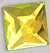 Flatback Rhinestone Faceted Squares - CRYSTAL - Square Rhinestones - Squares