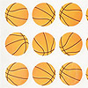 Basketball Stickers - Scrapbooking Stickers - Sports Stickers