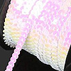 Sequin by the Yard - White Iris - Sequin Trim