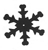 Snowflake Sequins - Crystal AB - Starflake Sequins - Snowflake Sequin - Snowflake Sequin