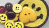 Retro & Happy Face Buttons - 