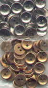 Sewing Buttons - Novelty Buttons - Gold or Silver Buttons