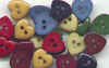 Country Mini Hearts Buttons -  -  - Craft Buttons