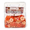 Buttons - Orange - Craft Buttons -