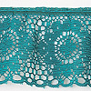 Gathered Lace Trim - Ruffled Lace Trim - Teal - Frilly Lace - Lace Trim - Gathered Lace