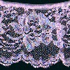 Gathered Lace Trim - PINK -  - Single Lace