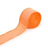 Orange Burlap Ribbon - Burlap Rolls - Colored Burlap - PEACH ORANGE - Burlap Material - Jute Fabric - Hessian Fabric - Where to Buy Burlap - Burlap For Sale - Burlap Fabric Roll