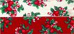 Cloth Christmas Print Ribbon - White - - Ribbon