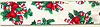 Cloth Christmas Print Ribbon - White - Holiday Ribbon - Christmas Ribbon -