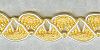 Country Butter Double ZigZag Pattern Trim