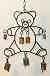 Wrought Iron Bear windchimes